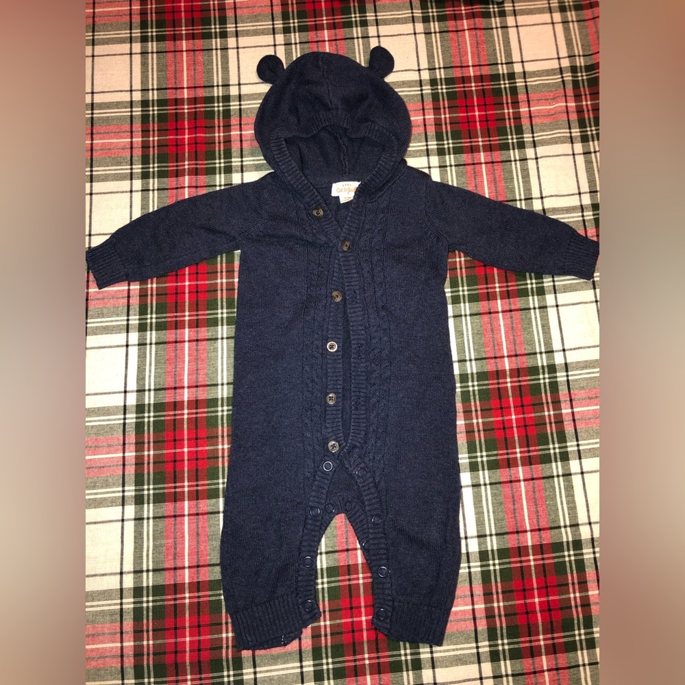 Cat & Jack sweater onesie